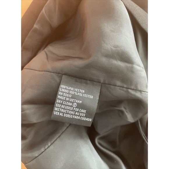 Kasper Size 14 Black Camisole Top Blouse Women Lined V-neck Zipper Side - Picture 10 of 10